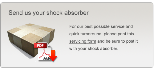 Send us your shock absorber